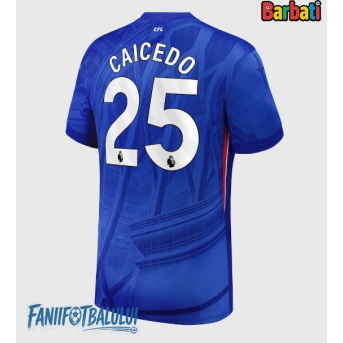 Chelsea Moises Caicedo #25 Tricou Fotbal Replică 2025-26 Barbati Acasa